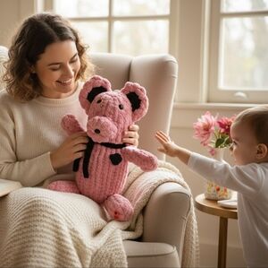 Wickie Bear – Handmade Soft Teddy Plush | Made to Order